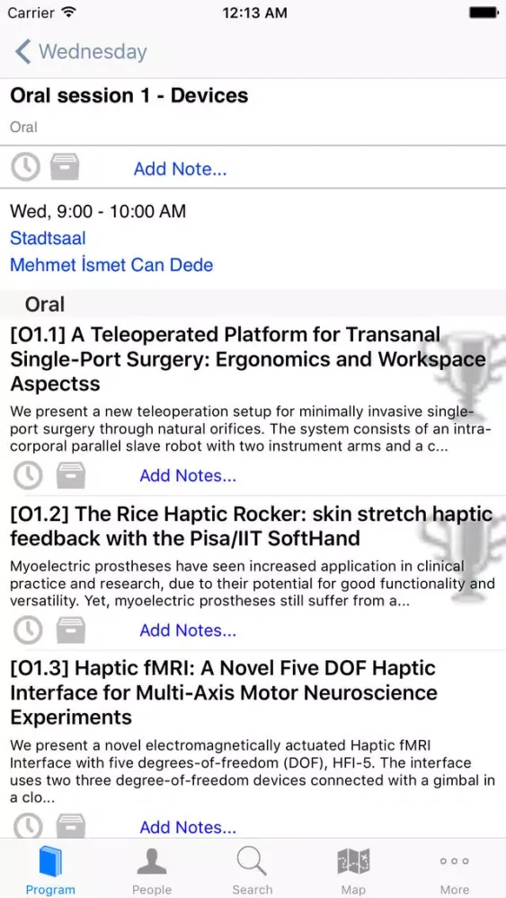 Haptics2017 स्क्रीनशॉट
