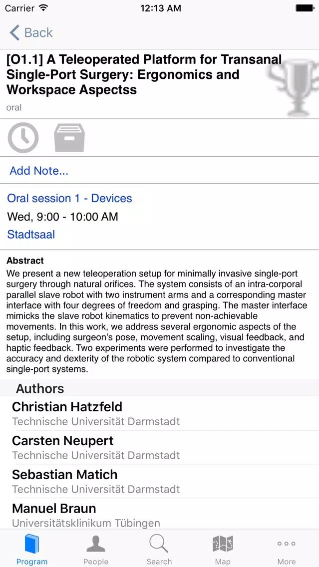 Haptics2017 Ekran Görüntüleri