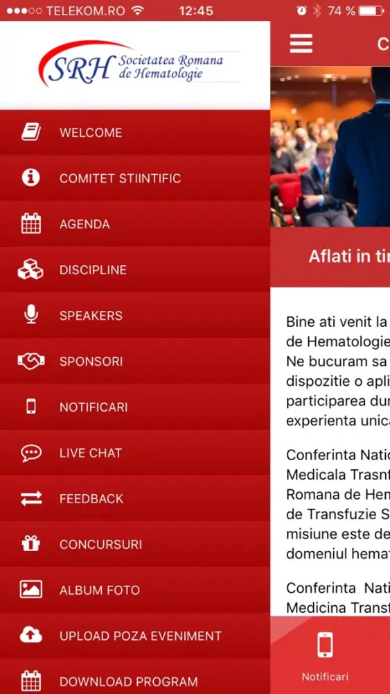 Zrzuty ekranu Conferinta 2017