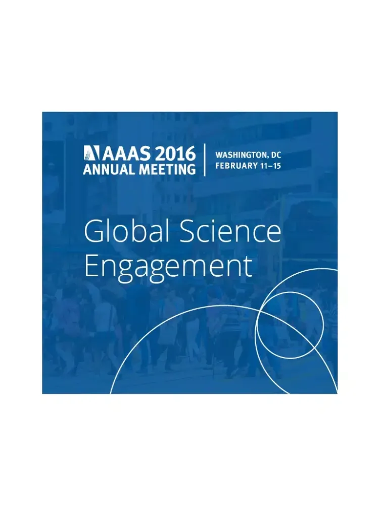 Ảnh chụp màn hình của 2016 AAAS Annual Meeting iPad 