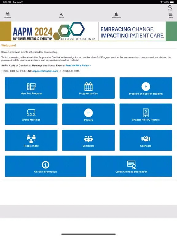 Tangkapan layar AAPM 2024 iPad 