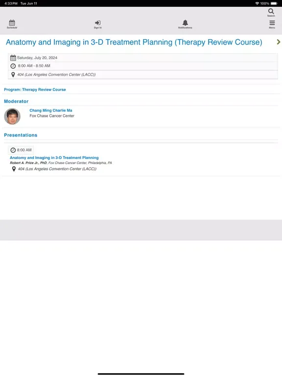 Tangkapan layar AAPM 2024 iPad 