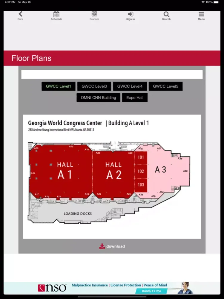 Скриншоты AWHONN 2019 Convention iPad 