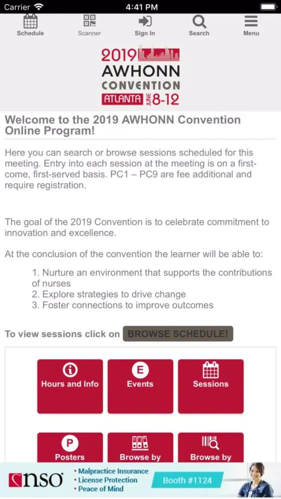 Скриншоты AWHONN 2019 Convention
