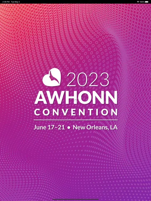 AWHONN 2023 Convention iPad  スクリーンショット