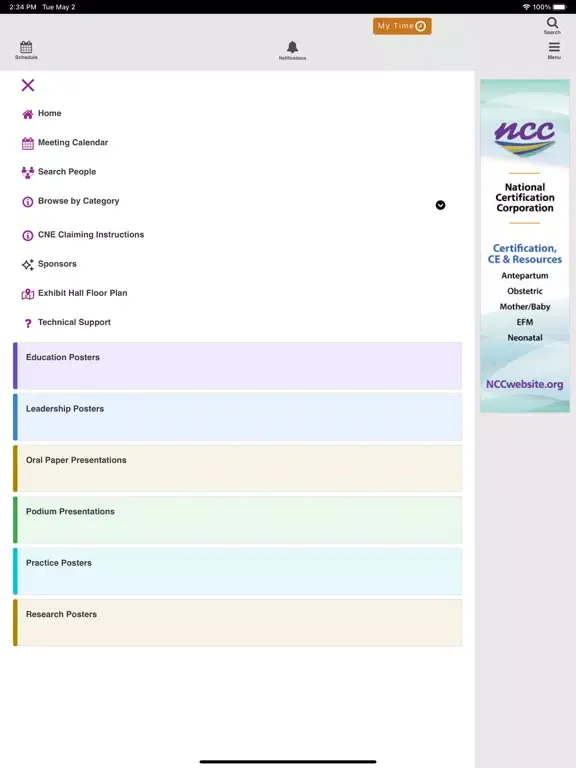 AWHONN 2023 Convention iPad  スクリーンショット