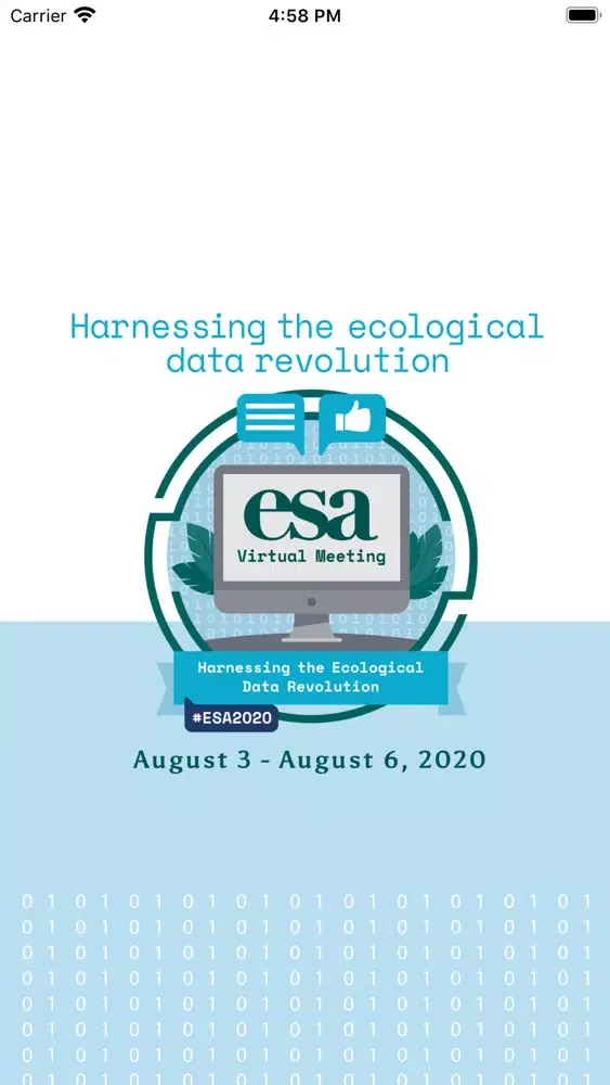Captures d'écran de ESA 2020 Annual Meeting