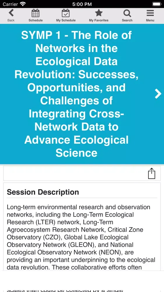 Captures d'écran de ESA 2020 Annual Meeting