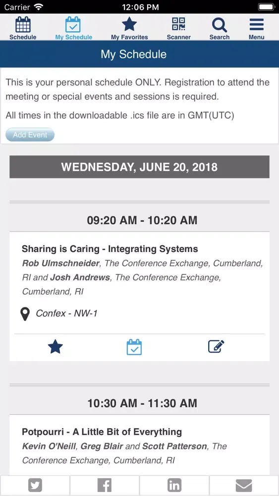 10th Annual Confex Users Group স্ক্রিনশট