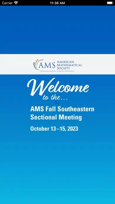 Ảnh chụp màn hình của AMS Fall 2023 Southeastern