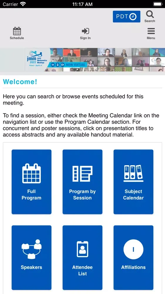 AMS JMM 2022 Screenshots