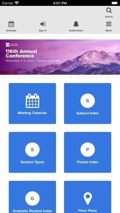NTA 116th Annual Conference Screenshots