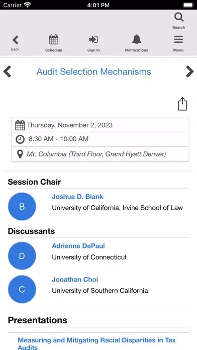 NTA 116th Annual Conference Screenshots
