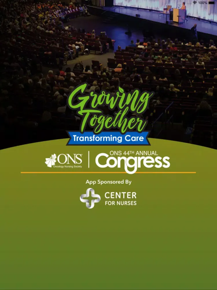 ONS Congress 2019 iPad  スクリーンショット