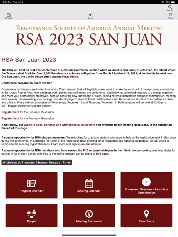 Capturas de tela do RSA 2023 iPad 