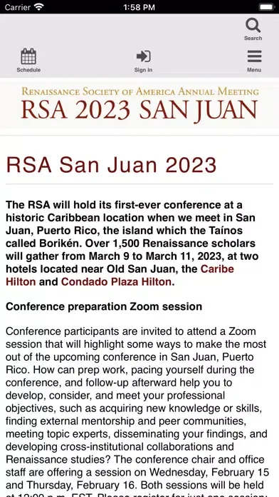 Capturas de tela do RSA 2023