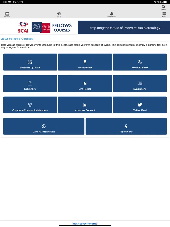 2022 Fellows Courses iPad Screenshots
