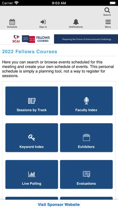 2022 Fellows Courses Screenshots