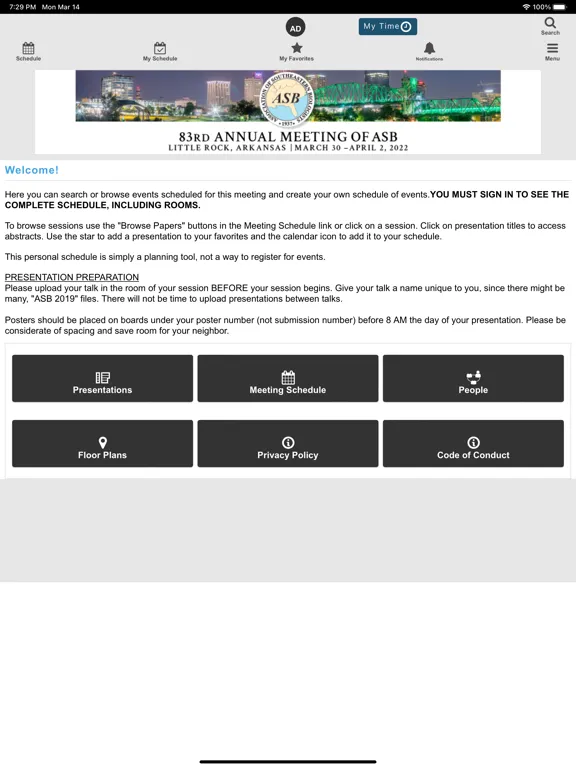 ASB 2022 iPad 应用截图
