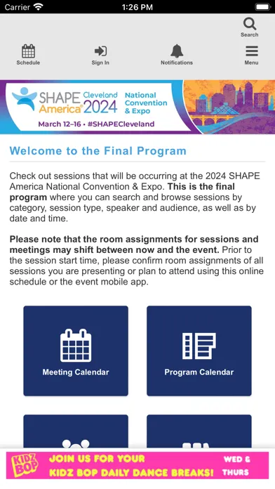 SHAPE America 2024 Screenshots