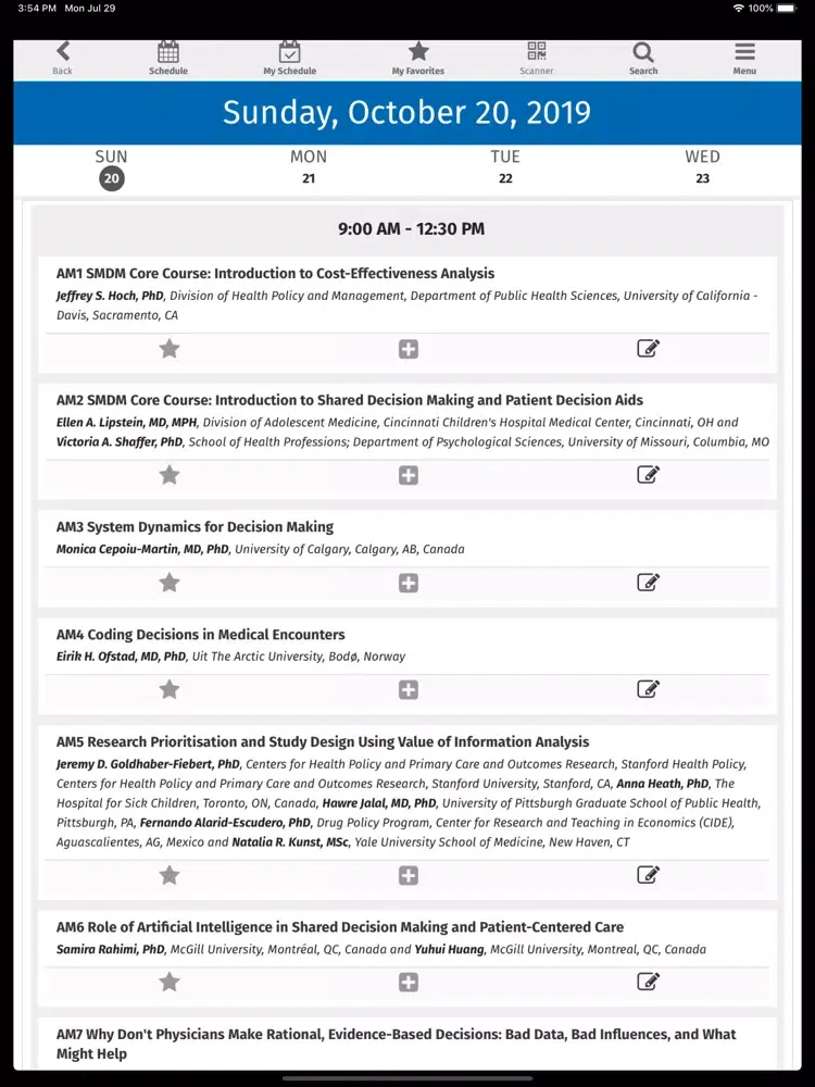 Screenshot di SMDM 2019 iPad 
