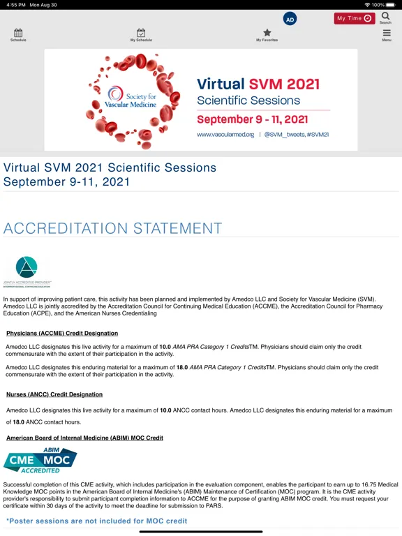 SVM 2021 iPad 应用截图