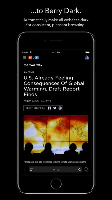 Capturas de pantalla de Berry Browser