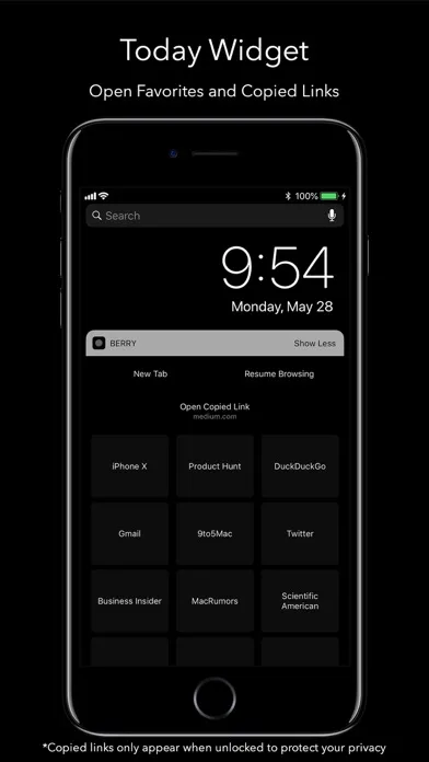 Capturas de pantalla de Berry Browser