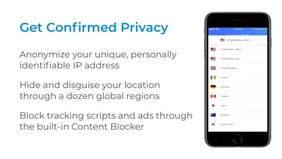 Capturas de pantalla de Confirmed VPN