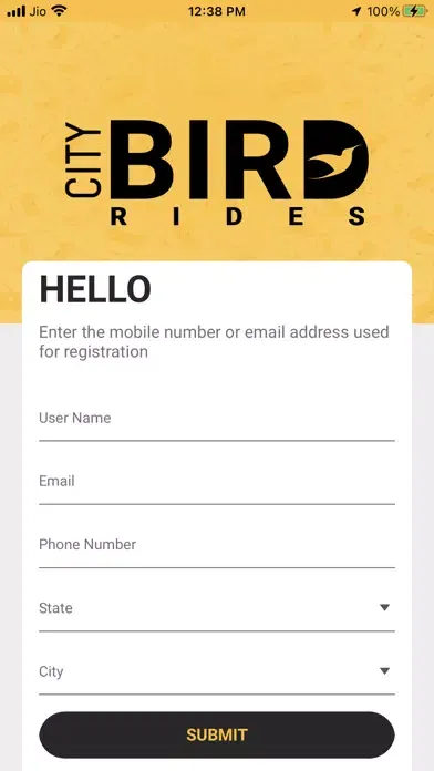 Скриншоты City Bird Rides Partner