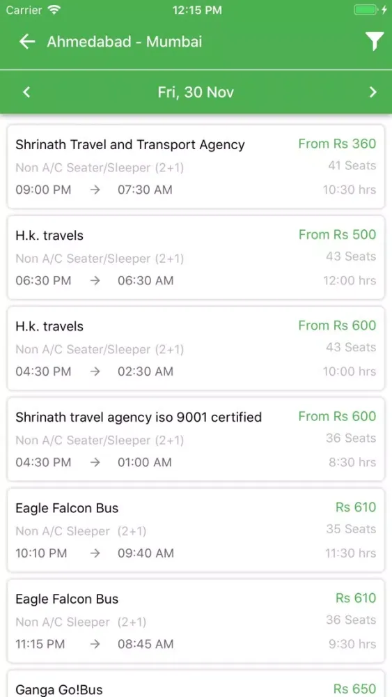 Confirmtkt Bus स्क्रीनशॉट