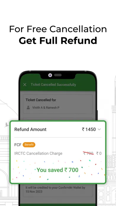 ConfirmTkt: Train Booking App Screenshots