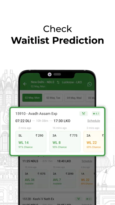 ConfirmTkt: Train Booking App Screenshots