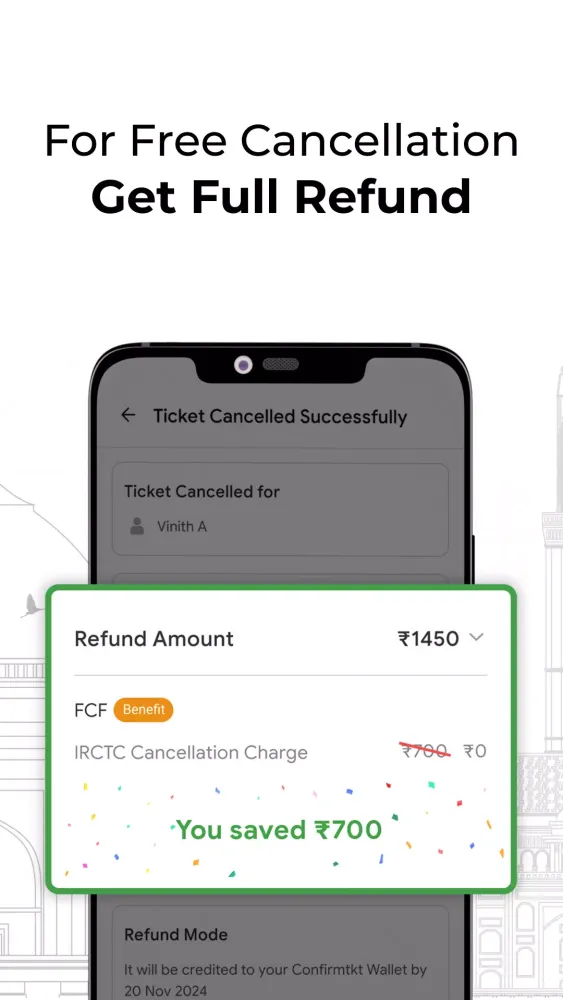 ConfirmTkt: Train Booking App স্ক্রিনশট