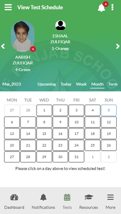 The Punjab School Parents App سکرین شاٹس