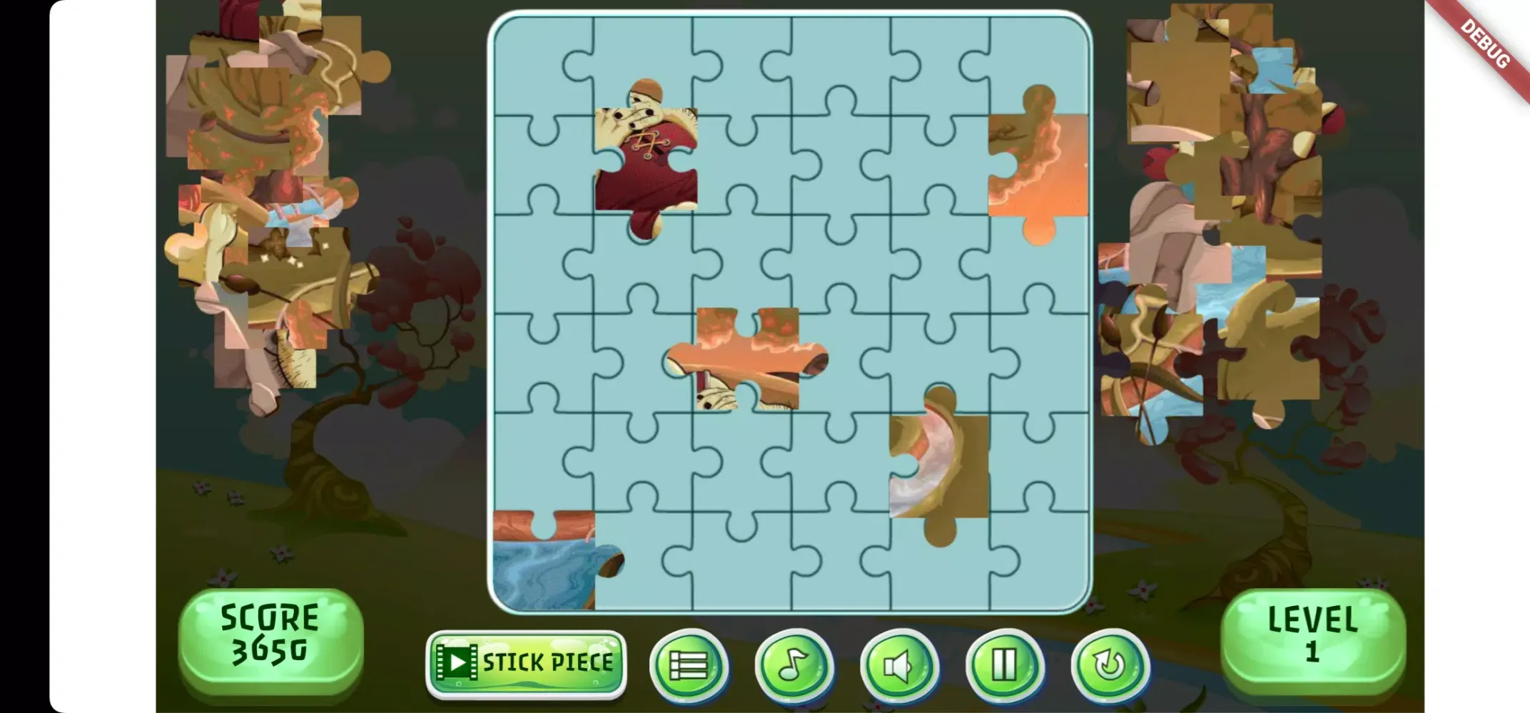 TF Jigsaw Puzzle スクリーンショット