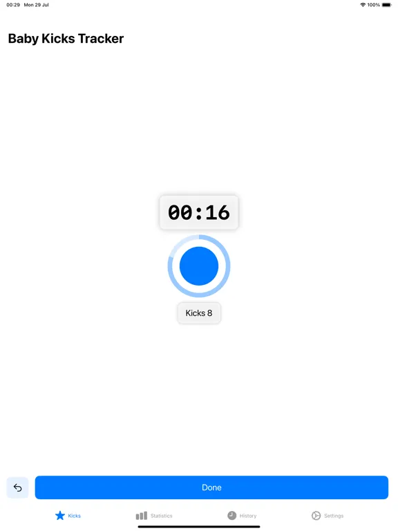 Capturas de pantalla de Baby Kicks: Track Movements iPad 
