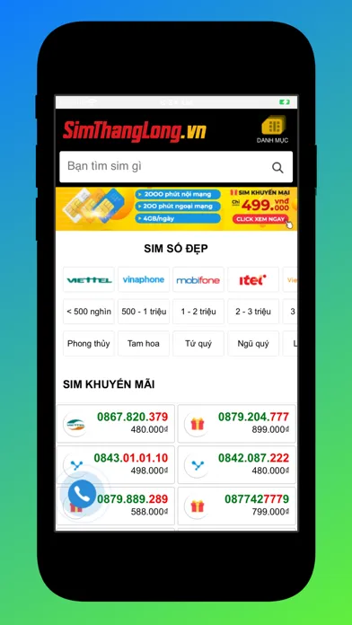 Chợ Sim - Số đẹp Screenshots