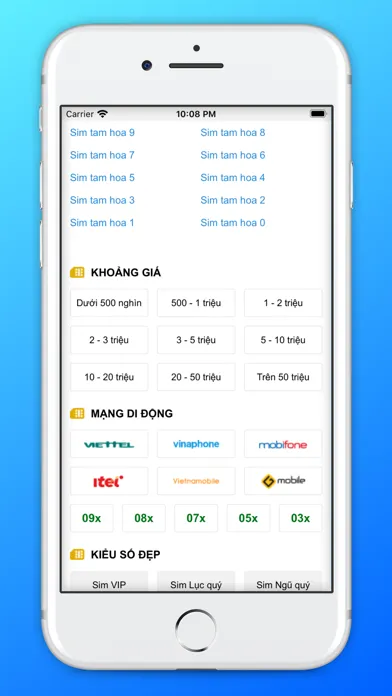 Chợ Sim - Số đẹp Screenshots