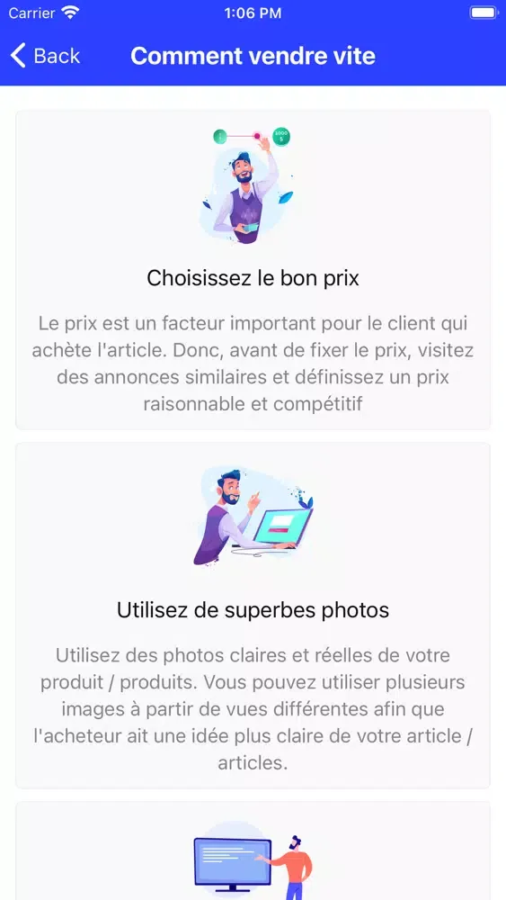 Ảnh chụp màn hình của Annonce Congo