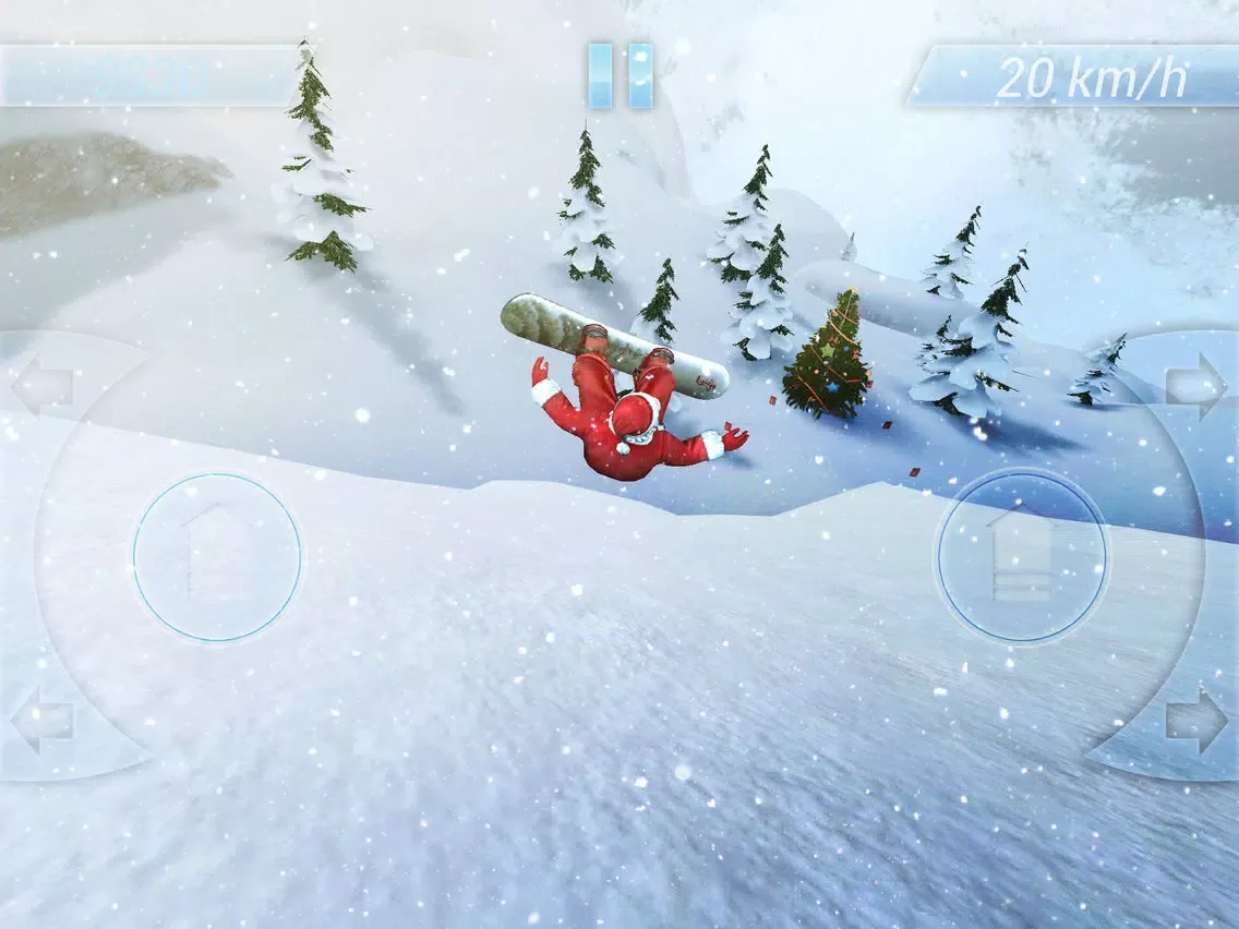 Tangkapan layar Snowstorm Freeride iPad 