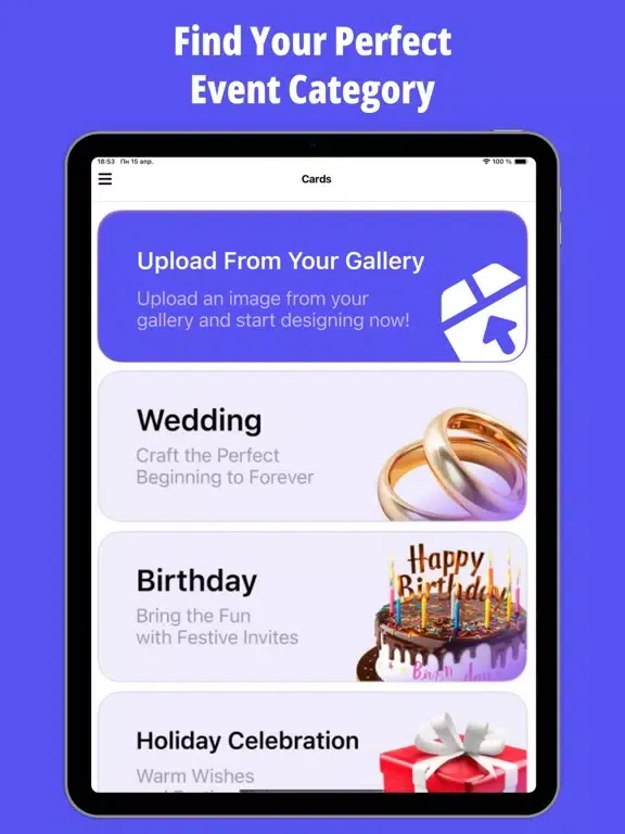 Screenshot di Invitation Maker: RSVP & Card iPad 