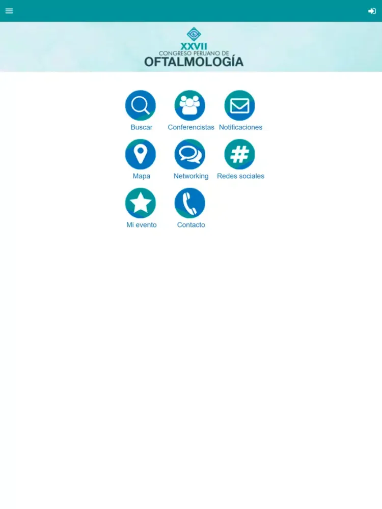 Congreso Peruano SPO 2018 iPad 應用截圖