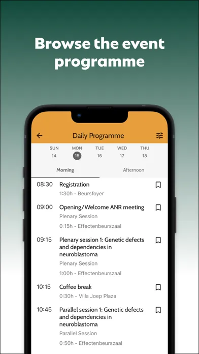 Tangkapan skrin Congress Care - Meeting App