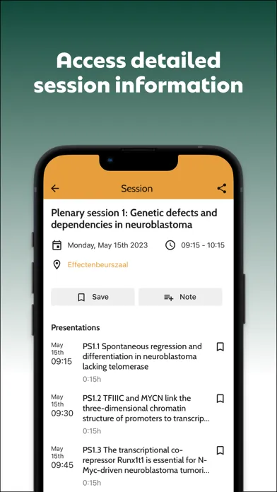 Tangkapan skrin Congress Care - Meeting App
