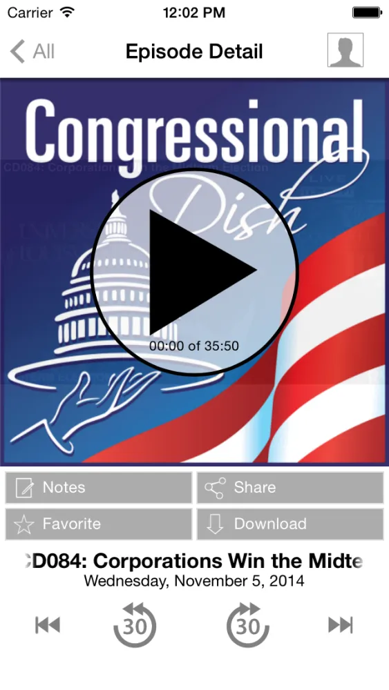 Скриншоты Congressional Dish
