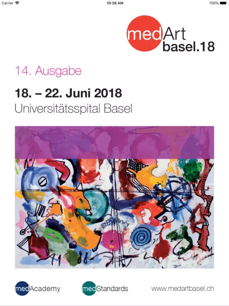 medArt basel.18 iPad  Screenshots