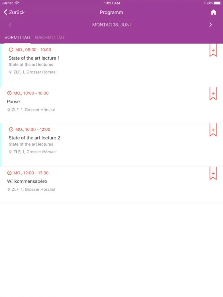 medArt basel.18 iPad  Screenshots