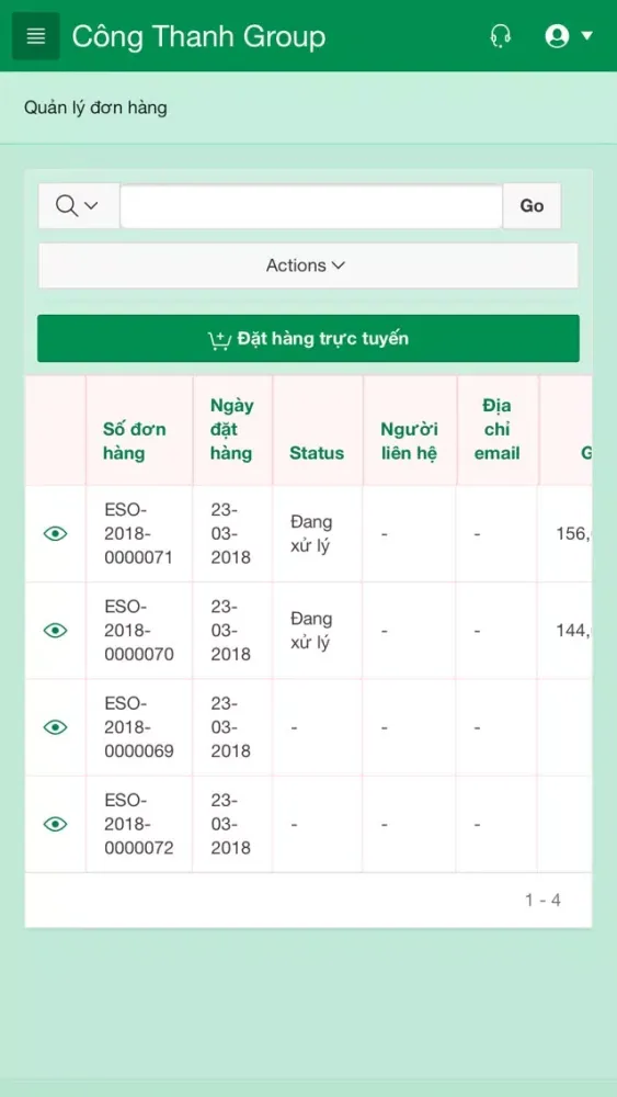 Screenshot di Cong Thanh Group