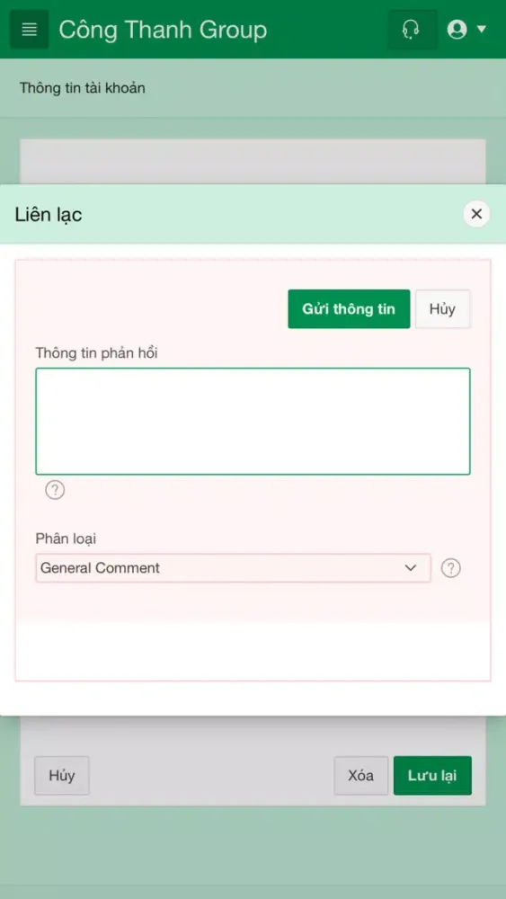 Screenshot di Cong Thanh Group